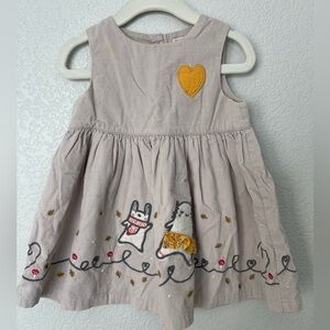 Du Pareil au Mem Corduroy Fabrique Baby Dress 18 months